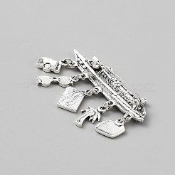 Cruise Zinc Alloy Lapel Pins for Backpack Clothes&nbsp;JEWB-CJC0007-13AS