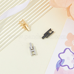 3Pcs 3 Colors Rectangle Stainless Steel Watch Band Clasps&nbsp;STAS-FH0002-27A
