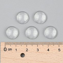 Transparent Glass Cabochons&nbsp;GGLA-R026-12mm