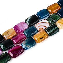 Natural Agate Beads Strands&nbsp;G-N356-03A-13
