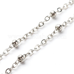 Tarnish Resistant 304 Stainless Steel Satellite Chains Necklace&nbsp;NJEW-JN03594-01
