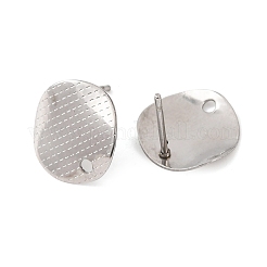 304 Stainless Steel Stud Earring Findings&nbsp;STAS-D217-01P