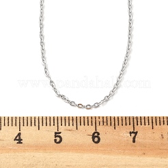 Brass Cable Chain Necklaces&nbsp;X-MAK-P011-01P