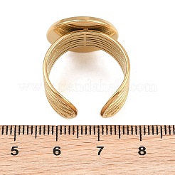 304 Stainless Steel Cuff Ring Components&nbsp;SA-CBA82C8-03E-G