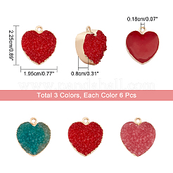 Druzy Resin Pendants&nbsp;DIY-NB0005-16