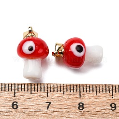 Handmade Lampwork Pendants&nbsp;LAMP-S069-06G-06