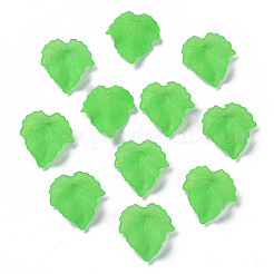 Autumn Theme Transparent Frosted Acrylic Pendants&nbsp;PAF002Y-7