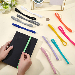 Candy Color Nylon & Spandex Elastic Bookmark&nbsp;OFST-CP0001-14A