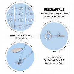 304 Stainless Steel Toggle Clasps&nbsp;STAS-UN0002-23A