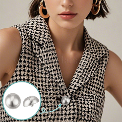 1-Hole Zinc Alloy Buttons&nbsp;FIND-MA0001-18A-P
