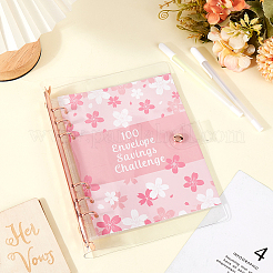 A5 PVC 100 Envelope Challenge Savings Binder&nbsp;AJEW-WH0471-112B