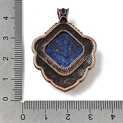 Dyed Natural Lapis Lazuli Pendants&nbsp;G-A297-03R-21