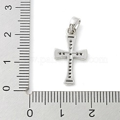 Brass Micro Pave Cubic Zirconia Pendants&nbsp;KK-U056-24P