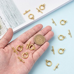 Tibetan Style Toggle Clasps&nbsp;LS-GLF1220Y-NF