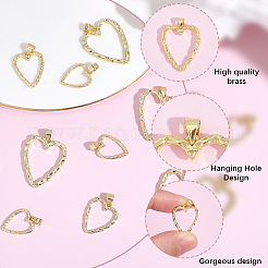 12Pcs 3 Styles Rack Plating Brass Pendants&nbsp;KK-BBC0025-61