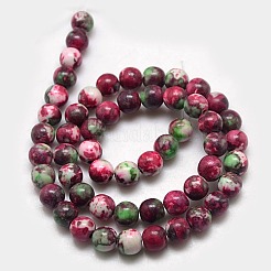 Synthetic Fossil Beads Strands&nbsp;G-L028-8mm-01