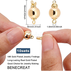 1-Strand 2-Hole Brass Box Clasps&nbsp;KK-BC0008-25