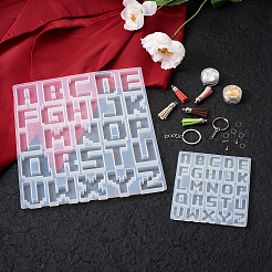 2Pcs Aalphabet Silicone Molds&nbsp;DIY-CW0001-09