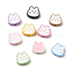 Baking Paint Alloy Enamel Beads&nbsp;FIND-G092-01A