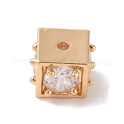 Brass Glass Beads&nbsp;KK-B100-060G