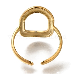 304 Stainless Steel Cuff Rings&nbsp;LS-RJEW-Z074-10G