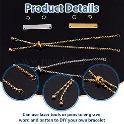 DIY Rectangle Link Bracelets Making Kits&nbsp;DIY-HS0001-79