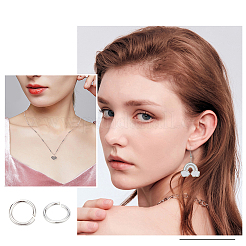 925 Sterling Silver Open Jump Rings&nbsp;STER-DC0001-04