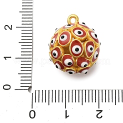 Brass Enamel Pendants&nbsp;KK-F895-06G
