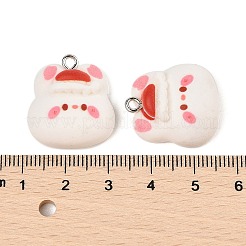 Christmas Theme Opaque Resin Pendants&nbsp;RESI-S08-05G