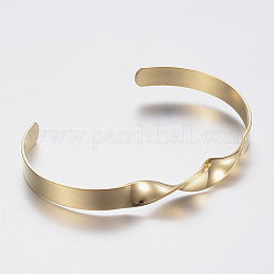 304 Stainless Steel Cuff Bangles&nbsp;BJEW-I244-26G