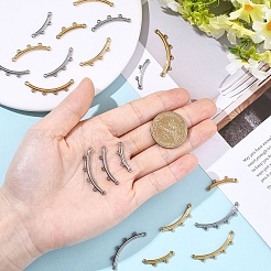 6Pcs 3 Styles Boho Style 304 Stainless Steel Chandelier Component Links&nbsp;STAS-YW0003-63G