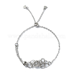 Tarnish Resistant Adjustable 304 Stainless Steel Macrame Pouch Bracelet Making for Stone Holder&nbsp;AJEW-JB01191-02