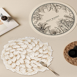 1Pc Cotton Coaster&nbsp;AJEW-LP0007-01A