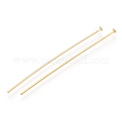 Brass Flat Head Pins&nbsp;KK-G331-11-0.7x51