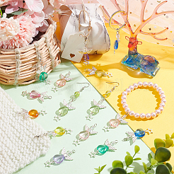 3 Sets Angle with Star Acrylic Pendants&nbsp;FIND-PH0009-12