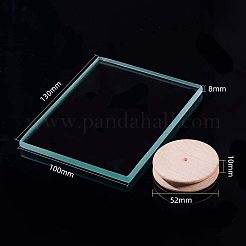 Tempered Glass Handmade Craft Leather Coating Tools with Leather Grinding Trimming Round Flat Stick Vegetable Tanned&nbsp;TOOL-PH0016-71