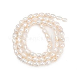 Natural Cultured Freshwater Pearl Beads Strands&nbsp;PEAR-P064-20G-03A
