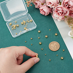 45Pcs 3 Styles Brass Solid Beads&nbsp;KK-LP0001-15