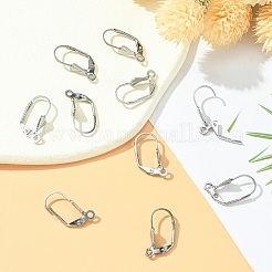 Tarnish Resistant 304 Stainless Steel Leverback Earring Findings&nbsp;X-STAS-E007-2