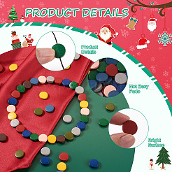 270Pcs 9 Colors Painted Natural Wood Beads&nbsp;WOOD-CD0001-26