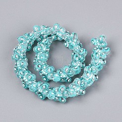 Transparent Glass Beads&nbsp;GLAA-T025-20B