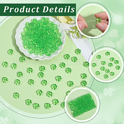 200Pcs Transparent Acrylic Beads&nbsp;OACR-SP0002-40B