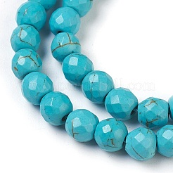 Synthetic Turquoise Beads Strands&nbsp;X-TURQ-L029-02-10mm