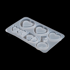 Heart Shape Quicksand DIY Silicone Mold&nbsp;DIY-K073-10A