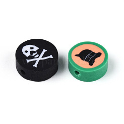 Halloween Handmade Polymer Clay Beads&nbsp;CLAY-T022-16M