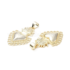 Eco-Friendly Rack Plating Brass Pendants&nbsp;KK-F845-37G