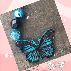 30Pcs Transparent Acrylic Pendants&nbsp;OACR-SC0002-30B