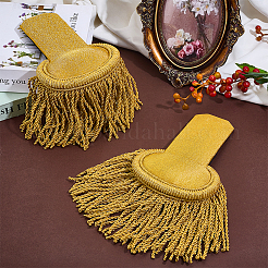 Cloth with Iron Epaulettes Costume Accessories&nbsp;DIY-WH0700-52A