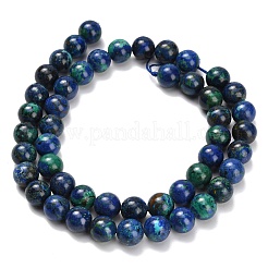 Natural Azurite Beads Strands&nbsp;G-Z110-C02-8mm