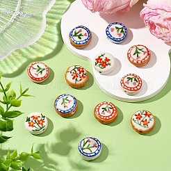 6Pcs 6 Styles Handmade Porcelain Beads&nbsp;PORC-YW0001-82